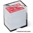 Casino Grade 6 Deck Acrylic Discard Holder  Playing Card Tray For Blackjack Game