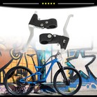 Universal 2pcs 22mm 0 87  Handle Hand Brake Lever For Bike Bicycle Black Silver