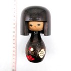11cm Vintage Japanese Creative Kokeshi Doll     Hand-painted By Daiki Koc030