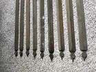 Antique Brass Stair Rods No Clips X9 Vintage Victorian Gothic 27 l