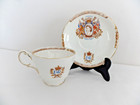 Queen Elizabeth Ii Coronation 1953 Tea Cup   Saucer Set Bone China Victoria