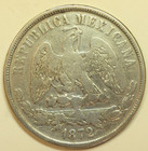 Mw29214 Mexico Silver Peso 1872 Mo M  Mexico City Mint    Km 408 6