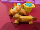 Littlest Pet Shop Lps  2597 Orange Brown Dachshund Dog Green Eyes Rare