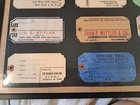 Antique Fur Tags   Trapping Collection Framed 12pc