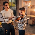 New 4 4 Full Size Natural Color Acoustic Violin W  Case Bow Rosin