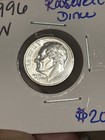 1996-w Roosevelt Dime 10c - Rare West Point Key Date - Brilliant Uncirculated Bu