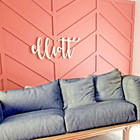 Personalized Wooden Name Sign     Baby Nursery Decor   Kids Room Wall Art