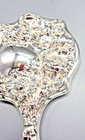 Antique Hand Mirror Sterling Repousse American Sterling Silver