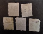 Us Scott O72 O73 O74 O75 O78  Official Treasury Stamp Lot Used T24862