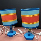 Thomas The Tank Engine Train Table Lamp Set Kids Bedroom Nursery Night