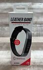 Fitbit Alta Leather Adjustable Band With Buckle Clasp Replacement - Black - New