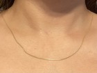 Pure 14kt Gold Snake Chain Necklace Lightweight Made In Italy 3 36g