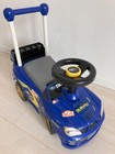 Subaru Impreza Wrc Foot Pedal Rider Wheelbarrow Blue Children s Toy Discontinued