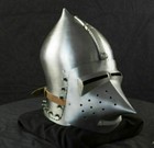 Antique Larp Functional Steel Knight Helmet Replica Medieval Hounskull Helmet
