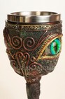 Eye Of The Dragon Fantasy Goblet Occult Ceremonial Chalice Wizard Alchemy Smaug