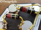 Les Paul Wiring Bumblebee Oil  022uf Caps Cts 550k Long Shaft Pots For Gibson