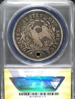 1795 Flowing Hair 3 Leaves Silver Dollar        Anac s Vg 8        Great For Type Sets