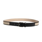 Dolce   Gabbana Belt Men Beige Woven Leather Metal Buckle 105cm   42in 320usd