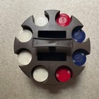 Hoyle Revolving Poker Chip Rack Set W  200 Interlocking Poker Chips