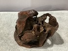 Sea Turtle Sculpture Ironwood Ocean Figure Stingray   Carved Fish Vintage Rare