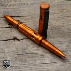 6  Ems Orange Aluminum Tactical Pen Pocket Ballpoint Writing Outdoor Survival