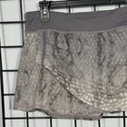 Rare Lululemon Ghost Run Speed Skirt Skort 6 Snowy Owl Magnum Gray Tennis Golf