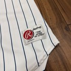 Vintage Boise Hawks Rawlings Pinstripe Jersey Size 42 Usa Made Game Worn 