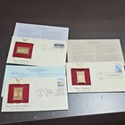 Lot Of 16 U s  First Day Of Issue Covers 25c Gold Stamps 1990-1991