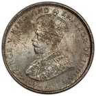 British Ceylon  1925 George V 50 Cents  Pcgs Ms 65  500 000 Mintage 
