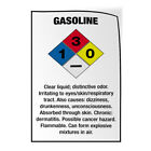 Vertical Vinyl Stickers Gasoline Irritating To Eyes Skin Respiratory Tract