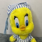 Looney Tunes Wb Tweety Bird In Pajamas Plush Stuffed Animal Doll Toy 1997