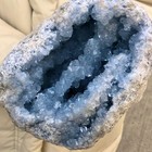 8 36lb Natural Blue Celestite Geode Quartz Crystal Mineral Specimen Healing