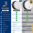 Pure Clean Smart Vacuum Cleaner - Automatic Robot Cleaning App Control  white 