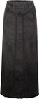 Women s High Waist With Pockets Frayed Skirt Denim Maxi Retro A-line Elastic