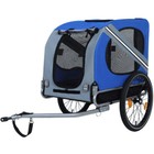 Large Folding Bike Trailer For Dogs     120lb Capacity All-terrain Pet Carrie 