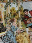 Printed Needlepoint Tapestry Gobelin L 60x125 Cm   Canvas Only Serenade