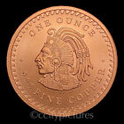 1 Oz 999 Fine Copper Aztec Calendar Round