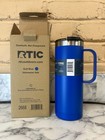 Rtic 20 Oz Double Wall Insulated Travel Mug Tumbler   Gulf Blue  brand New