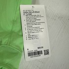New Lululemon Hotty Hot Lr Short 4  Lined Woman   s Size 6 Scream Green Lime Nwt