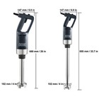 Vevor Commercial 500 750w Immersion Blender 12  20  Hand Mixer Variable Speed