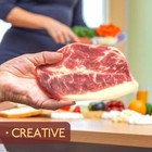 New Realistic Pork Steak Fake Food Prop Artificial Meat Simulation Lifelike Mode