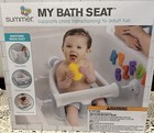 Summer My Bath Seat  gray  Easy Set-up Safe Transition Baby To Adult Tub  Nib