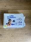 Huggies Little Swimmers Disposable Swim Diapers Size 5-6  32  Lbs Large Blue New