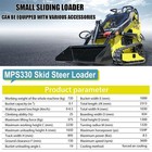 2026 New Upgraded 13 5hp Mini Skid Steer Track Loader Electric Start  Free Ship