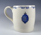 Wedgwood King George Vi Queen Elizabeth Coronation Mug 3 1 2    Tall