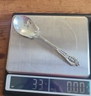 Rose Point Wallace  Sterling Silver Sugar Spoon No Monogram 33g