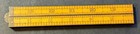 Antique Stanley Rule   Level Co  No 62 Wood   Brass Folding 24 Inch Ruler-nice