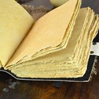 400 Page Large Fox Vintage Handmade Leather Journal  Grimoire Fat Journal Blank