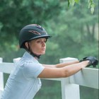 Troxel Avalon Rose Gold M Low Profile Horse Riding Helmet Surefit Elite O4-259m