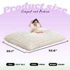 3 In 1 Bean Bag Chair Giant Bean Bag Chairs For Adults With Bubble Cover Conv   